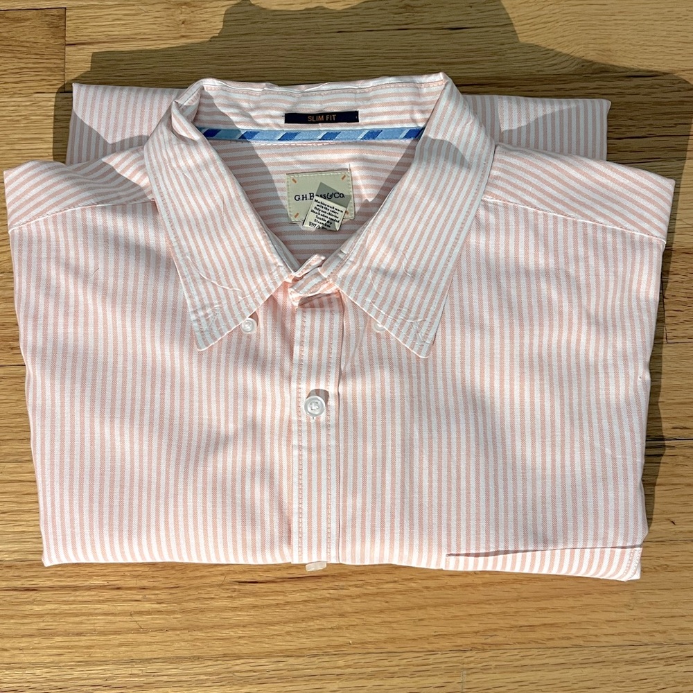 G.H. Bass & Co Cotton Shirt Size: XL